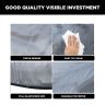 AllExtreme HC7002 Car Body Cover for Hyundai Creta Custom Fit Dust UV Heat Resistant for Indoor Outdoor SUV Protection (Silver Without Mirror)