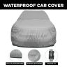 AllExtreme HC7002 Car Body Cover for Hyundai Creta Custom Fit Dust UV Heat Resistant for Indoor Outdoor SUV Protection (Silver Without Mirror)