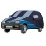 Allextreme M7005 Car Body Cover Compatible with Maruti Suzuki 800 Custom Fit Dustproof UV Heat Resistant Indoor Outdoor Body Protection (Blue & Silver with Mirror)7