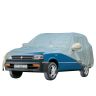 Allextreme M7003 Car Body Cover Compatible with Maruti Suzuki 800 Custom Fit Dustproof UV Heat Resistant Indoor Outdoor Body Protection (Silver with Mirror)