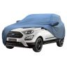 Allextreme FE7006 Car Body Cover Compatible with Ford EcoSport Custom Fit Dustproof UV Heat Resistant Indoor Outdoor Body Protection (Blue with Mirror)
