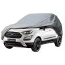 Allextreme FE7002 Car Body Cover Compatible with Ford EcoSport Custom Fit Dustproof UV Heat Resistant Indoor Outdoor Body Protection (Silver without Mirror)