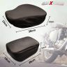 Allextreme EXPSC03P PU Leather Split Motorcycle Seat Cover Anti Slip Design Super-Soft Advanced Stitching Water Resistant Compatible with Royal Enfield Classic 350 (Brown)