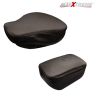 Allextreme EXPSC03P PU Leather Split Motorcycle Seat Cover Anti Slip Design Super-Soft Advanced Stitching Water Resistant Compatible with Royal Enfield Classic 350 (Brown)
