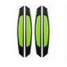 AllExtreme EXCDP1G 4 Pcs Car Reflective Door Protector Anti-Scratch Strip Warning Reflector Night Decal Sticker (Green)