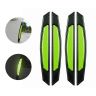 AllExtreme EXCDP1G 4 Pcs Car Reflective Door Protector Anti-Scratch Strip Warning Reflector Night Decal Sticker (Green)