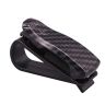 AllExtreme EXCGHGG 1 Pc Car Sunglass Holder Eyeglasses Storage Fastener Sun Visor Clip-on Glass Case for SUVs (Black)