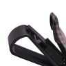 AllExtreme EXCGHGG 1 Pc Car Sunglass Holder Eyeglasses Storage Fastener Sun Visor Clip-on Glass Case for SUVs (Black)