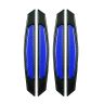 AllExtreme EXCDP1B 4 Pcs Car Reflective Door Protector Anti-Scratch Strip Warning Reflector Night Decal Sticker (Blue)