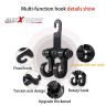 AllExtreme EXCSHB2 Car Seat Back Hook Headrest Hanger Clip Holder forBag Purse Cloth & Grocery (2 Hook)