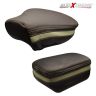 Allextreme EXPSC03P PU Leather Front & Back Bike Seat Cover Motorcycle Cushion Coverage Durable Stitching with Easy Installation - (Brown & Beige)