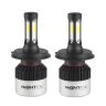 Allextreme EXH4HL2 H4 LED Headlight Bulb 2 Pcs Bright Driving Head Lamp Conversion Kit for SUVs and Cars (36W, 9000LM)