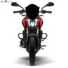 AllExtreme EXRC200 Plastic Windscreen Visor Compatible with KTM RC 200 Front Fairing Windshield Baffle Wind Deflector (Black)