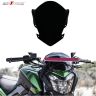 AllExtreme EXRC200 Plastic Windscreen Visor Compatible with KTM RC 200 Front Fairing Windshield Baffle Wind Deflector (Black)