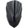 AllExtreme EXBD400 Plastic Windscreen Visor Compatible with Bajaj Dominar 400 Front Fairing Windshield Baffle Wind Deflector (Black)