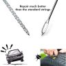 AllExtreme EXTPNK4 4 in 1 Universal Tubeless Tyre Puncture Repair Kit Puncher Patch Tools (T Handle Grips + 5 Repair String Plugs + Rubber Solution)
