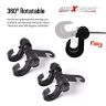 AllExtreme EXCSHB4 Car Seat Back Hook Headrest Hanger Clip Holder for Bag Purse Cloth & Grocery (4 Pcs)