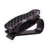 AllExtreme EXCGHB2 2 Pcs Car Sunglass Holder Eyeglasses Storage Fastener Sun Visor Clip-on Glass Case for SUVs (Black)