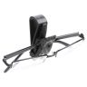 AllExtreme EXCGHB2 2 Pcs Car Sunglass Holder Eyeglasses Storage Fastener Sun Visor Clip-on Glass Case for SUVs (Black)