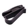 AllExtreme EXCGHB2 2 Pcs Car Sunglass Holder Eyeglasses Storage Fastener Sun Visor Clip-on Glass Case for SUVs (Black)