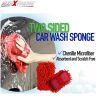 AllExtreme EXCWSM1 1 Piece Car Cleaning Wash Sponge Brush Car Window Glass Washer Cleaner Microfiber Ultrafine Washer Clean Tools (Colour May Vary)