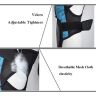 Allextreme EXSMKB2 Knee Guard Adjustable Breathable Unisex Feet Protector Armor Pads for Motorcycle Racing Bike Riding (Set of 2, Blue)