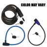 AllExtreme Cable Lock Anti-Theft Steel Keylock for Bike Luggage Helmet Locks with 2 keys (Multicolor)