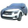 Allextreme K7006 Car Body Cover Compatible with Kia Seltos Custom Fit Dustproof UV Heat Resistant Indoor Outdoor Body Protection (Blue with Mirror)