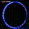 AllExtreme EXHLG1B 7 Inch PVC Headlight Grill Cover with DRL LED Light Compatible for Bullet Classic Electra Standard 350cc 500cc (Blue)