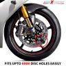 AllExtreme EXALRL07 Heavy Duty Disc Brake Lock Shoe Designed Anti Theft Stainless Steel 7mm Pin Wheel Locking Security Lock for Bike and Motorcycle (Color may Vary)