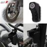 AllExtreme EXALRL07 Heavy Duty Disc Brake Lock Shoe Designed Anti Theft Stainless Steel 7mm Pin Wheel Locking Security Lock for Bike and Motorcycle (Color may Vary)
