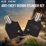 AllExtreme EXALRL07 Heavy Duty Disc Brake Lock Shoe Designed Anti Theft Stainless Steel 7mm Pin Wheel Locking Security Lock for Bike and Motorcycle (Color may Vary)