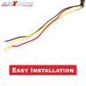 Allextreme EXBSAR3 Universal Super Bright Turn Signal Indicator Light Bike Front/Rear Side Indicator Blinker Bulb for Motorcycles & Bikes (12V, Yellow & Red, 2 PCS) (EX989H3)