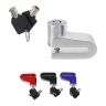 AllExtreme EXHLBL07 Heavy Duty Disc Brake Lock Anti Theft Stainless Steel 7mm Pin Wheel Locking Security Lock for Bike and Motorcycle (Color may Vary)