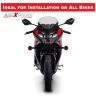 Allextreme EXSTLA2 Universal Super Bright Turn Signal Indicator Light Bike Front/Rear Side Indicator Blinker Bulb for Motorcycles & Bikes (12V, Yellow & Red, 2 PCS)