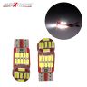 Allextreme Universal T10 LED Parking Light 27 SMD Super Bright Interior Pilot License Plate Dome Indicator Lamp Bulb for Car Bike and Motorcycle (5W, White, 2 PCS)