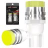 Allextreme EXT10WD Universal T10 LED Parking Light Super Bright Interior Pilot License Plate Dome Indicator Lamp Bulb for Car Bike and Motorcycle (1W, White, 2 PCS)