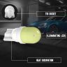 Allextreme EXT10R2W Universal T10 LED Parking Light COB Super Bright Interior Pilot License Plate Dome Indicator Lamp Bulb for Car Bike and Motorcycle (2W, White, 2 PCS)