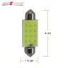 AllExtreme EXFL12G 12 LED Universal Car Interior Super Bright Roof Light Reading Dome Bulb Lamp with Festoon Holder (5W, White, 2 PCS)