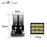 Allextreme EXT10G2W Universal T10 9 LED Parking Light COB Super Bright Interior Pilot License Plate Dome Indicator Lamp Bulb for Car Bike and Motorcycle (2W, White, 2 PCS)