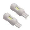 Allextreme EXF10L2 Universal T10 6 LED Parking Light COB Super Bright Interior Pilot License Plate Dome Indicator Lamp Bulb for Car Bike and Motorcycle (2W, White, 2 PCS)