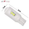 Allextreme EXF10L2 Universal T10 6 LED Parking Light COB Super Bright Interior Pilot License Plate Dome Indicator Lamp Bulb for Car Bike and Motorcycle (2W, White, 2 PCS)