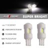 Allextreme EXF10L2 Universal T10 6 LED Parking Light COB Super Bright Interior Pilot License Plate Dome Indicator Lamp Bulb for Car Bike and Motorcycle (2W, White, 2 PCS)