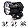 Allextreme EXAF6LP2 6 LED CREE SMD Projector Auxiliary Fog Lamp Spot Flood Beam Worklight for Cars Motorcycle and Bikes (18W, White Light, 2 PCs)