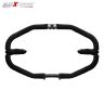 AllExtreme EXDBLKG1 Heavy Duty Leg Guard Diamond Front Bike Safety Crash Bar with Rope Compatible for BS3 BS4 and BS6 Model Royal Enfield Bullet 350cc & 500cc Black