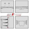 AllExtreme Steel Leg Guard Bike Safety Front Crash Bar Heavy Duty for Motorcycle Compatible with BS3 & BS4 Model Bullet 350cc & 500cc (Chrome)