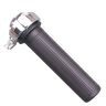 AllExtreme EXTGSB2 7/8 Inch Motorcycle Universal Die casted Metal Rubber Throttle Handlebar Hand Grip Bar End Compatible with Bullet Classic 350cc & 500cc (Black)