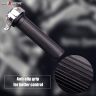 AllExtreme EXTGSB2 7/8 Inch Motorcycle Universal Die casted Metal Rubber Throttle Handlebar Hand Grip Bar End Compatible with Bullet Classic 350cc & 500cc (Black)