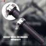AllExtreme EXTGSB2 7/8 Inch Motorcycle Universal Die casted Metal Rubber Throttle Handlebar Hand Grip Bar End Compatible with Bullet Classic 350cc & 500cc (Black)