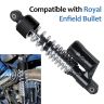 AllExtreme EXRSAS2 Rear Shocker Suspension Spring Adjustable Bike Shock Absorber for Royal Enfield Bullet Motorcycle (Black, 2 Pcs)